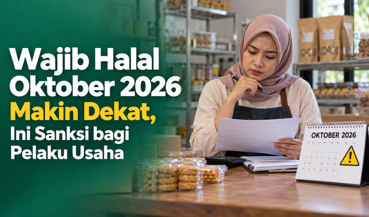 Wajib Halal Oktober 2026 Makin Dekat, Ini Sanksi bagi Pelaku Usaha